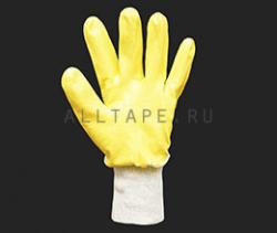 Х/б перчатки с нитриловым покрытием Лайт