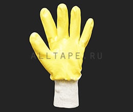 Купить х/б перчатки с нитриловым покрытием Лайт