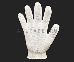 Купить оптом трикотажные перчатки х/б, 5 нитей, 10 кл.авт