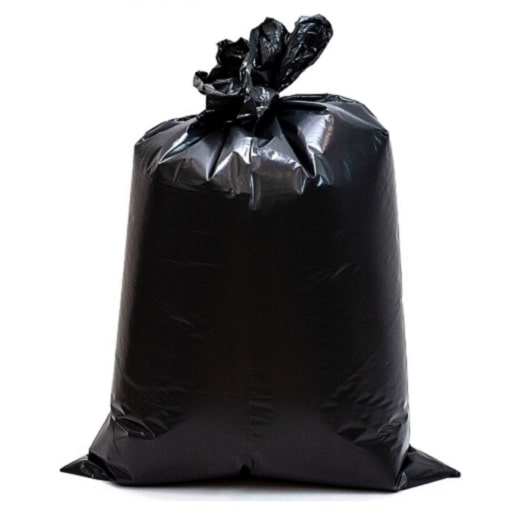 Купить чёрный мешок ПВД 600 см * 800 см, 30 мкм (60 л)